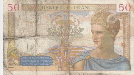 France 50 Francs Cérès - 31-10-1935 - Série T.3323