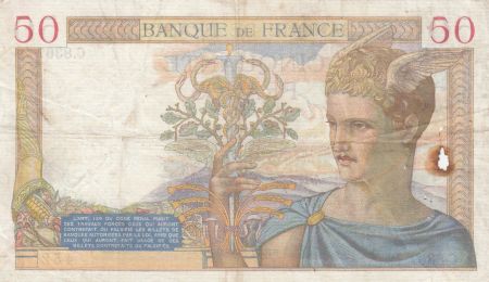 France 50 Francs Cérès -27-05-1938- Série C.8367