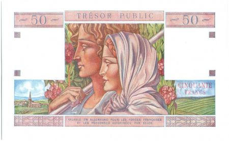 France 50 Francs Couple de Paysan, Trésor Public - 1963