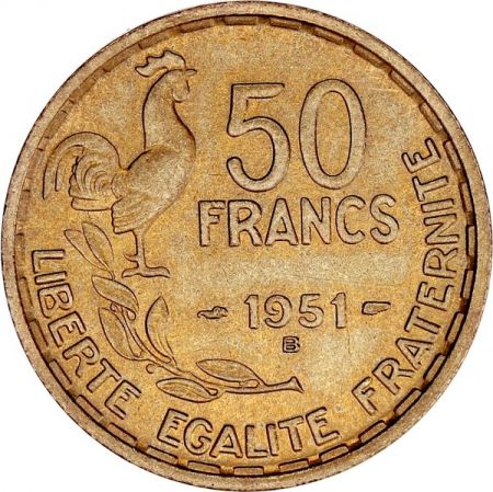 France 50 Francs Guiraud - 1951 B