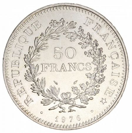 France 50 Francs Hercule - 1976 Argent