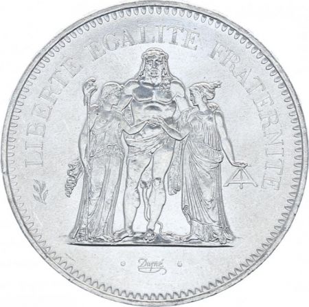 France 50 Francs Hercule - 1977 Argent