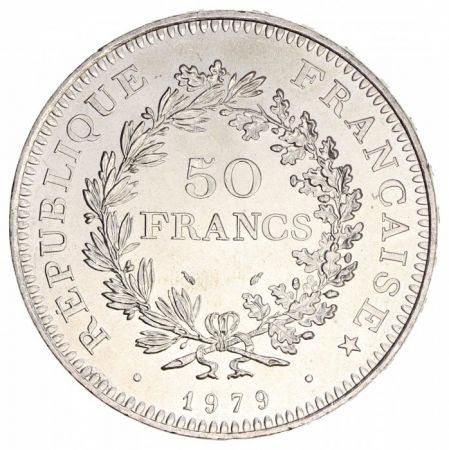 France 50 Francs Hercule - 1980 Argent