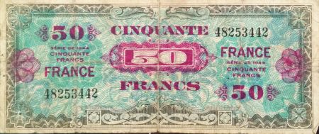 France 50 Francs Impr. américaine - 1944 - Sans série - PTB