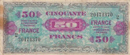 France 50 Francs Impr. américaine (France) - 1945 Série 2 - TB