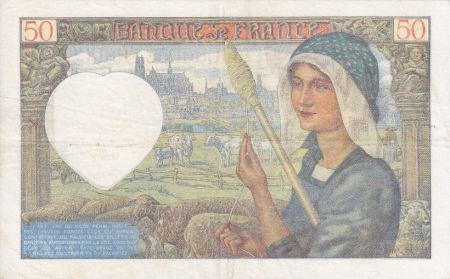 France 50 Francs Jacques Coeur - 13-02-1941 Série D.41
