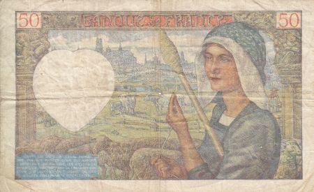 France 50 Francs Jacques Coeur - 13/2/1941 - Série P.40 Nº 28684
