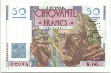 France 50 Francs Le Verrier - 02-03-1950 Série K.146