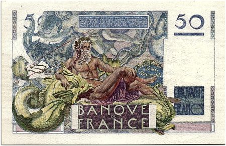 France 50 Francs Le Verrier - 02-10-1947 - Série A.86 - SPL