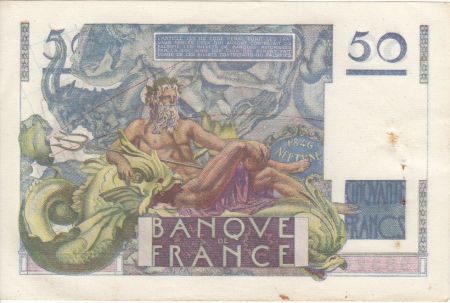 France 50 Francs Le Verrier - 12-06-1947 Série V.77 - SUP