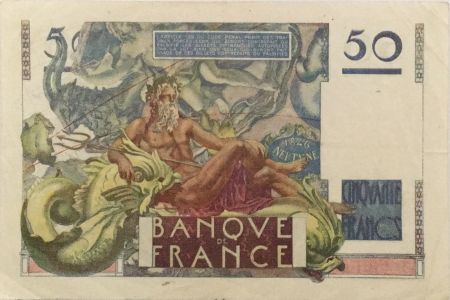 France 50 Francs Le Verrier - 24-08-1950 Série P.166 - TTB
