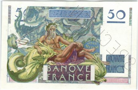 France 50 Francs Le Verrier - Specimen - 1946