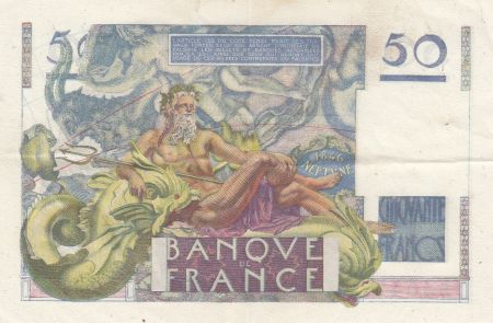 France 50 Francs Leverrier - 02-10-1947 - Série Q.96