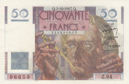 France 50 Francs Leverrier - 02-10-1947 - Série Z.94