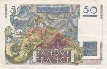 France 50 Francs Leverrier - 12-06-1947 - Série J.63 - TTB