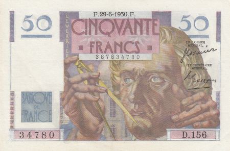 France 50 Francs Leverrier - 29-06-1950 - Série D.156
