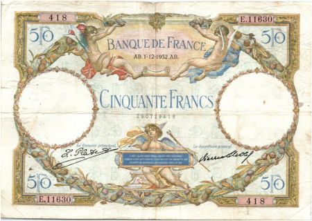 France 50 Francs LO Merson - 01-12-1932 Série E.11630