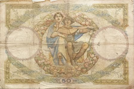 France 50 Francs LO Merson - 23-03-1933 Série G.12875 - PTB