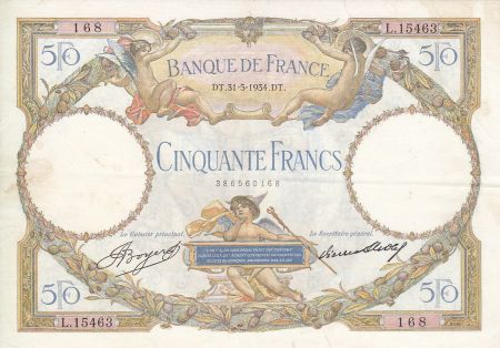 France 50 Francs LO Merson - 31-05-1934 Série L.15463