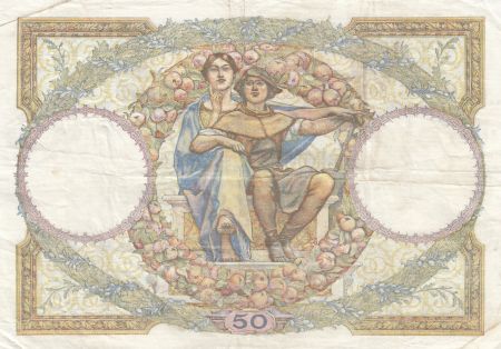 France 50 Francs Luc Olivier Merson - 08-06-1933 Série J.13622