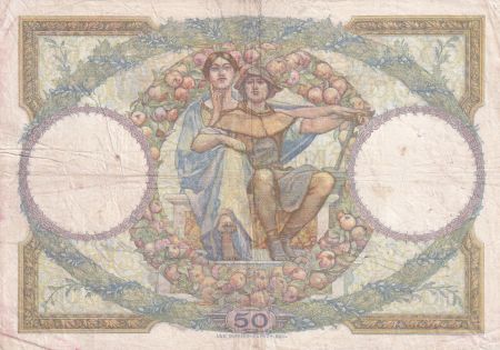 France 50 Francs Luc Olivier Merson - 11-10-1928 - Série N.3032
