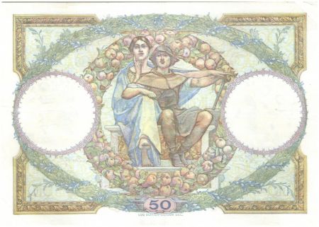 France 50 Francs Luc Olivier Merson - 1927