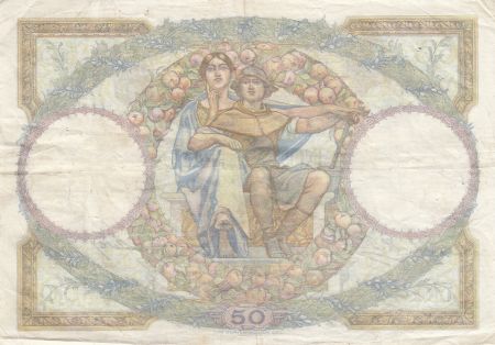 France 50 Francs Luc Olivier Merson - 26-04-1928 Série K.2196