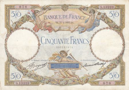 France 50 Francs Luc Olivier Merson - 27-04-1933 Série S.13223 - TB+