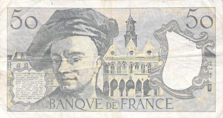 France 50 Francs Quentin de la Tour - Années variées 1976-1992 - TB