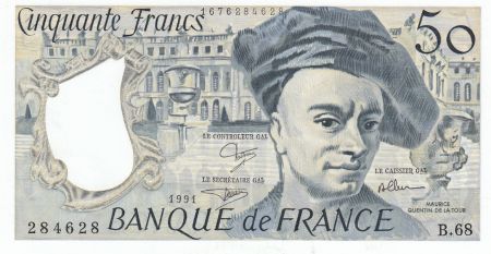 France 50 Francs Quentin de la Tour - Série B.68 - 1991