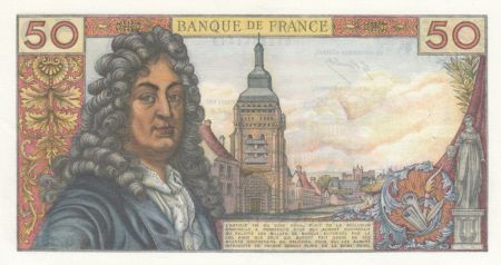 France 50 Francs Racine - 02-01-1976 Série Q.291 - SUP