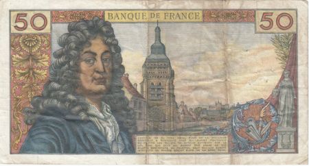 France 50 Francs Racine - 02-03-1972 Série R.196 - TB+