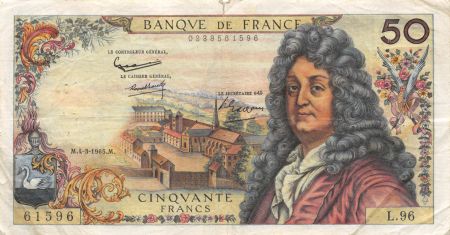 France 50 Francs Racine - 04-03-1965 Série L.96 - PTTB