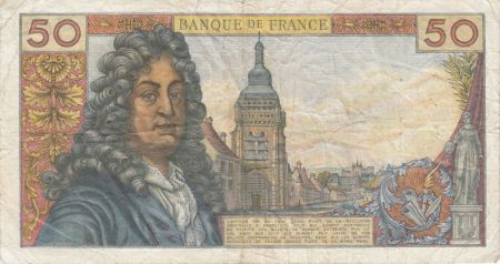 France 50 Francs Racine - 05-11-1971 Série F.186 - TB