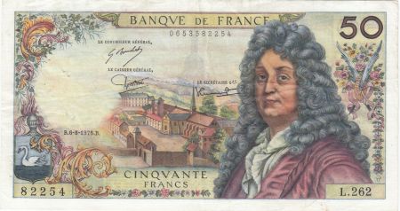 France 50 Francs Racine - 06-03-1975 Série L.262 - TB+