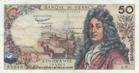 France 50 Francs Racine - 07-06-1962 Série S.3