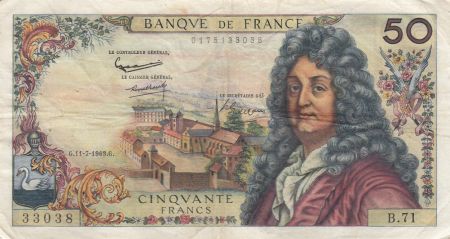 France 50 Francs Racine - 11-07-1963 Série B.71 - TTB