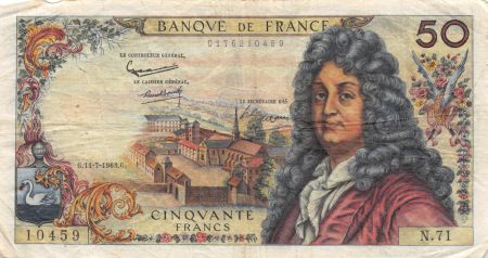 France 50 Francs Racine - 11-07-1963 Série N.71 - PTTB