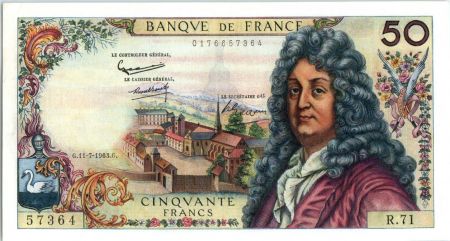 France 50 Francs Racine - 11-07-1963 Série R.71