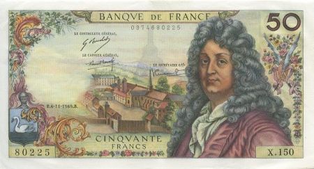 France 50 Francs Racine - 1969