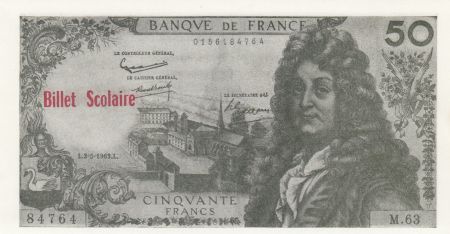 France 50 Francs Racine (vert et rouge) - 1962