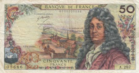 France 50 Francs Racine 02-01-1976 - Série A.287 - TB