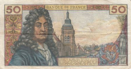 France 50 Francs Racine 03-05-1973 - Série X.214 - TTB