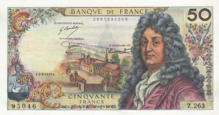 France 50 Francs Racine 06-03-1975 - Série Z.263 - P.NEUF