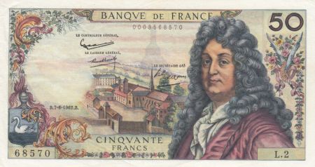 France 50 Francs Racine 07-06-1962 - Série L.2 - PSUP