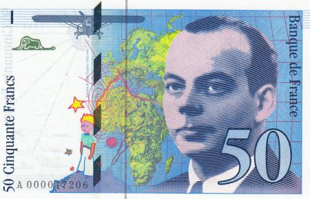 France 50 Francs Saint-Exupéry - 1992 Série A.000047208
