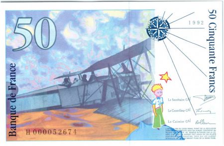 France 50 Francs Saint-Exupéry - 1992 Série H.000052674