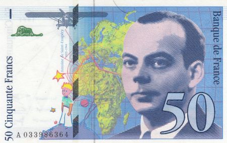 France 50 Francs Saint-Éxupéry - 1997 - A.033986364 - Neuf