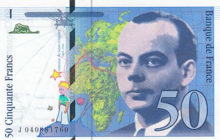 France 50 Francs Saint-Éxupéry - 1997 - J.040881760 - Neuf