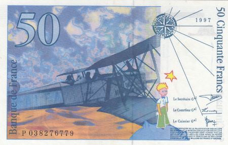 France 50 Francs Saint-Éxupéry - 1997 - P.038276779 - SPL